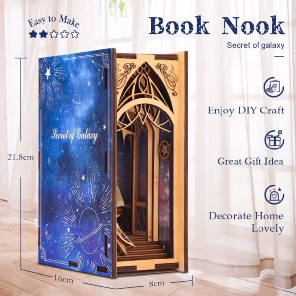 Secret Galaxy Book Nook Kit