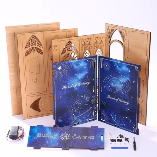 Secret Galaxy Book Nook Kit