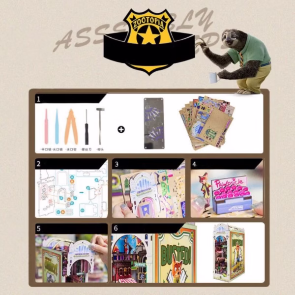 ZooTopia DIY Book Nook Kit