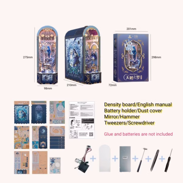 Black Swan Dance Book Nook Kit