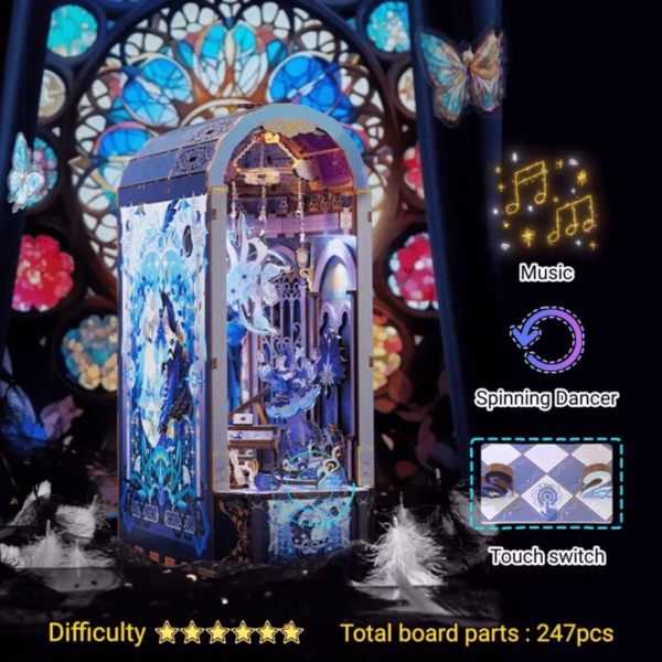 Black Swan Dance Book Nook Kit