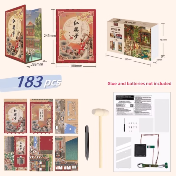 A Dream in Red Mansions Book Nook Kit