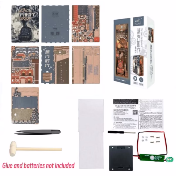 The Steam Age Book Nook Kit