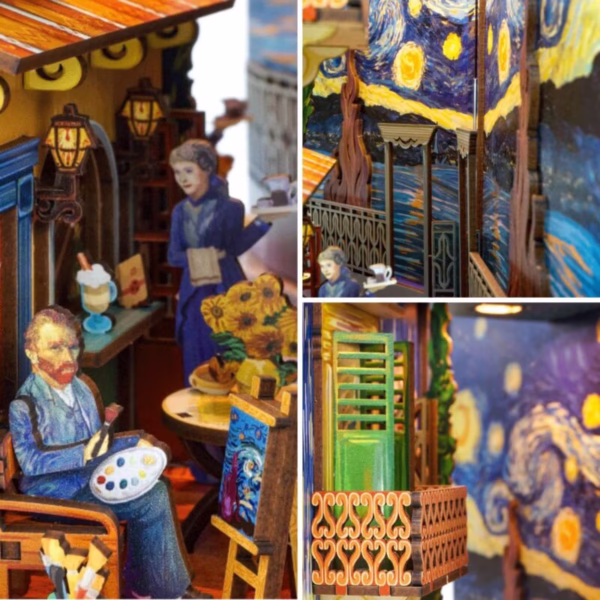 The world of Van Gogh Book Nook Kit