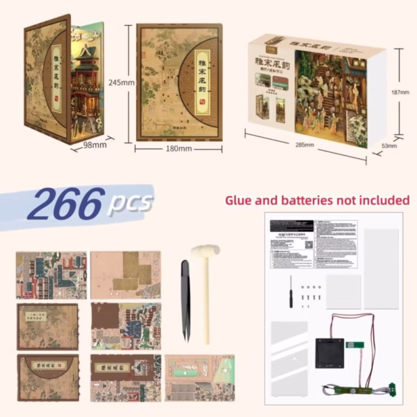Song Dynasty Culture Book Nook Kit