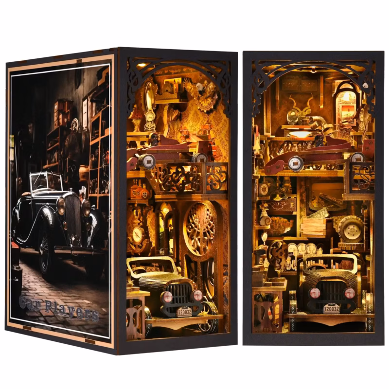 Classic Car Players F1 DIY Book Nook Kit
