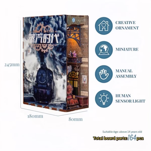The Steam Age Book Nook Kit