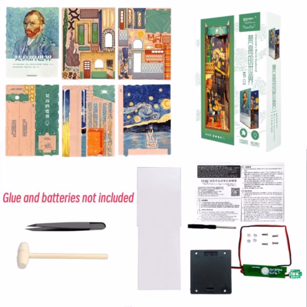 The world of Van Gogh Book Nook Kit