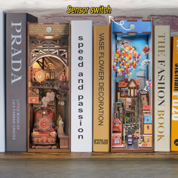 The Steam Age Book Nook Kit