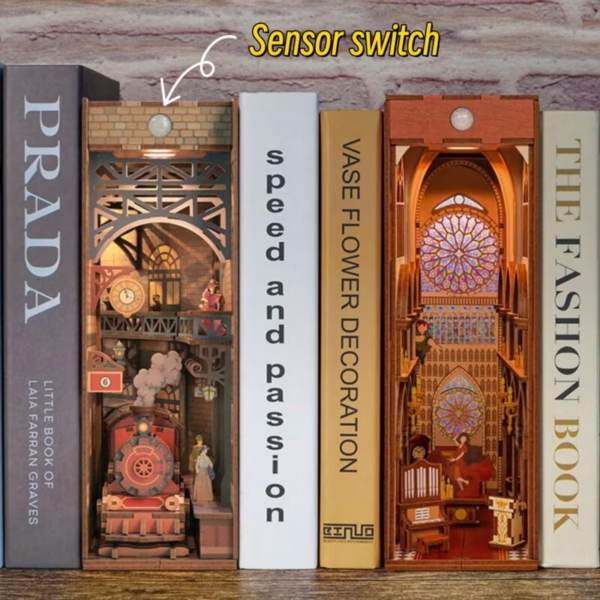 The Steam Age Book Nook Kit