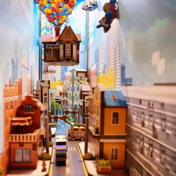 Flying House Chasing Dreams Book Nook Kit
