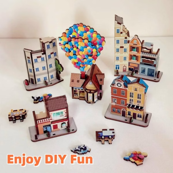 Flying House Chasing Dreams Book Nook Kit