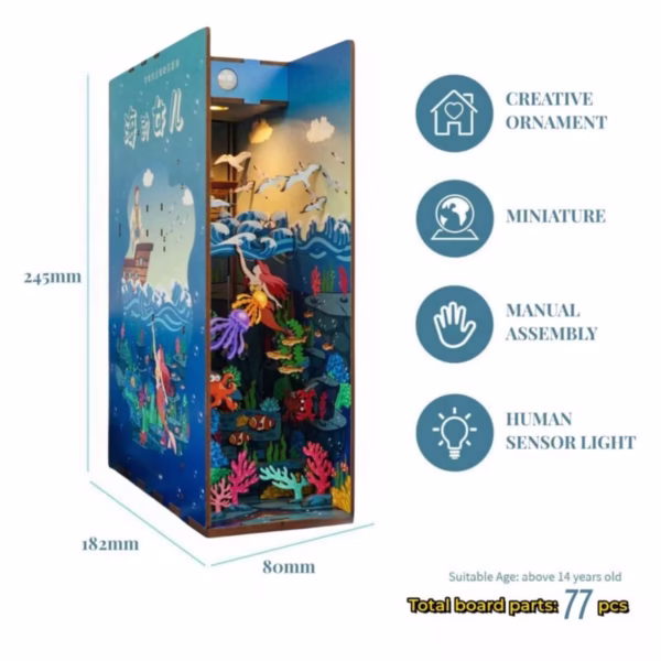 The Little Mermaid Book Nook Kit