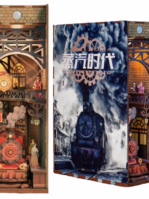 The Steam Age Book Nook Kit