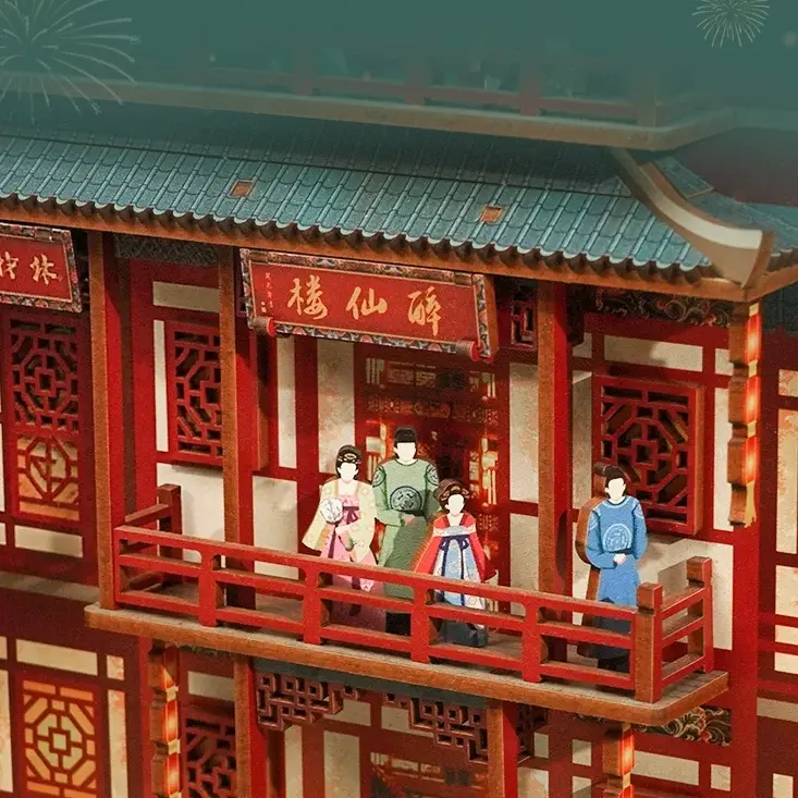 The Banquet of Tang Dynasty Book Nook Kit