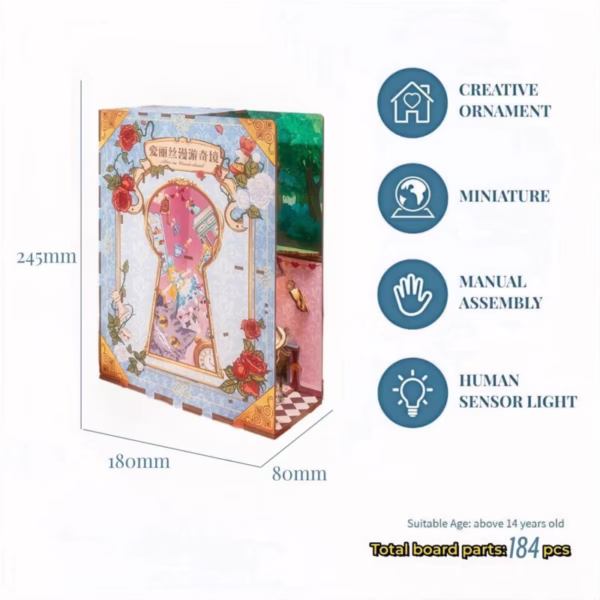 Alice in Wonderland Book Nook Kit
