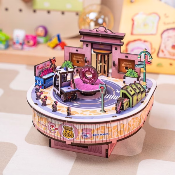 Zootopia DIY Assembled Music Box Kit