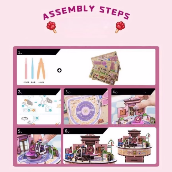 Zootopia DIY Assembled Music Box Kit