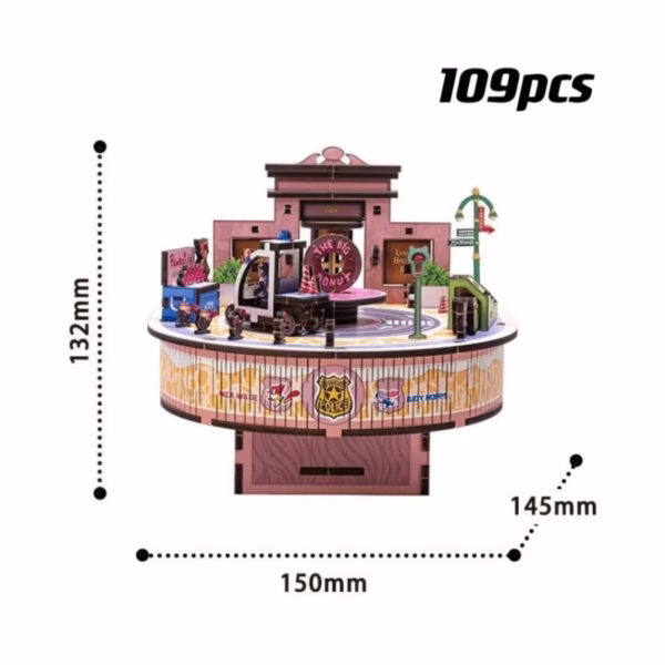 Zootopia DIY Assembled Music Box Kit