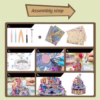 Zootopia Multi-layer DIY Assembled music box Kit