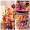Zootopia Multi-layer DIY Assembled music box Kit