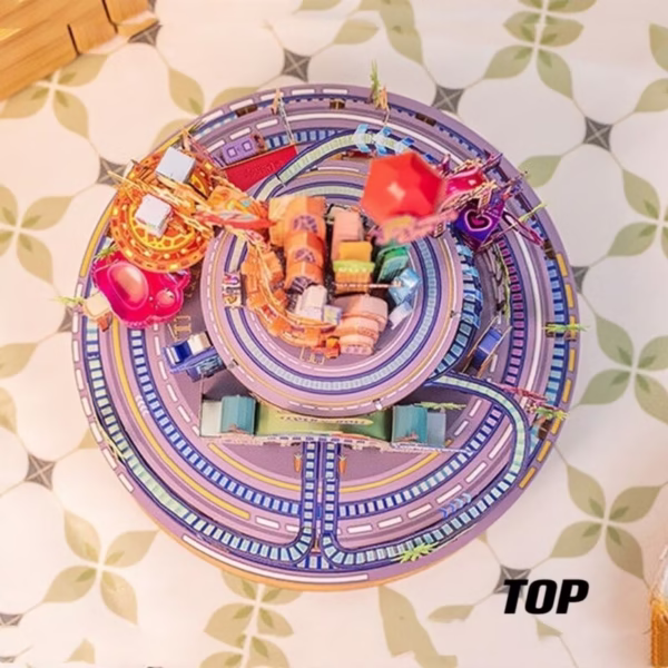 Zootopia Multi-layer DIY Assembled music box Kit