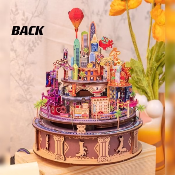 Zootopia Multi-layer DIY Assembled music box Kit