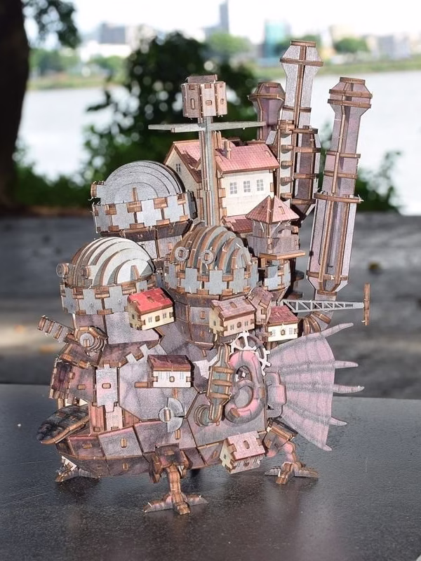 Howl's Moving Castle Wood 3D Puzzle