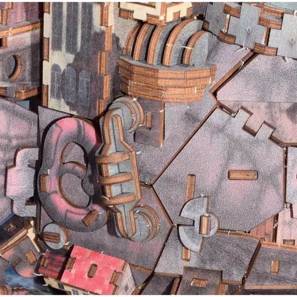 Howl's Moving Castle Wood 3D Puzzle
