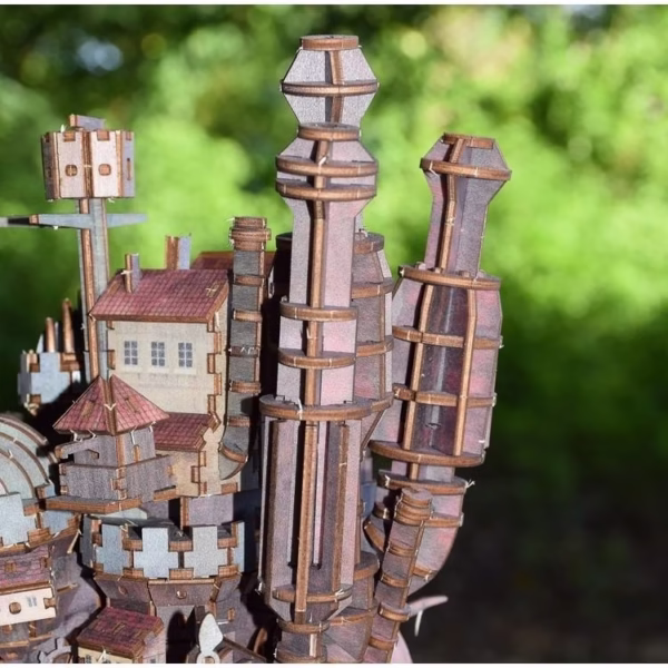Howl's Moving Castle Wood 3D Puzzle