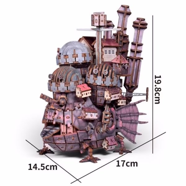 Howl's Moving Castle Wood 3D Puzzle