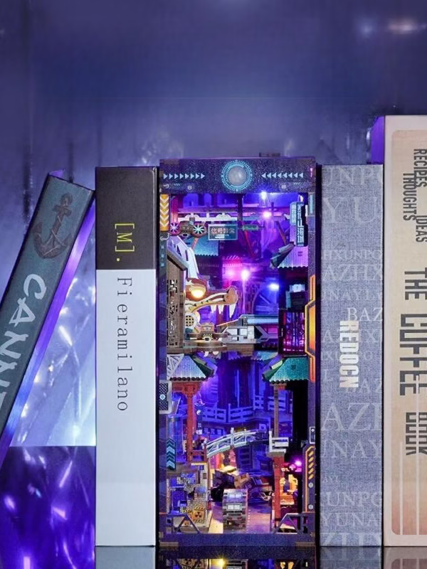 2024/07/1000235936.jpg Cyberpunk Chinatown Book Nook Kit