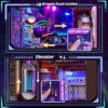 Cyberpunk Chinatown Book Nook Kit