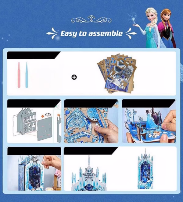 Frozen Elsa DIY Book Nook Kit