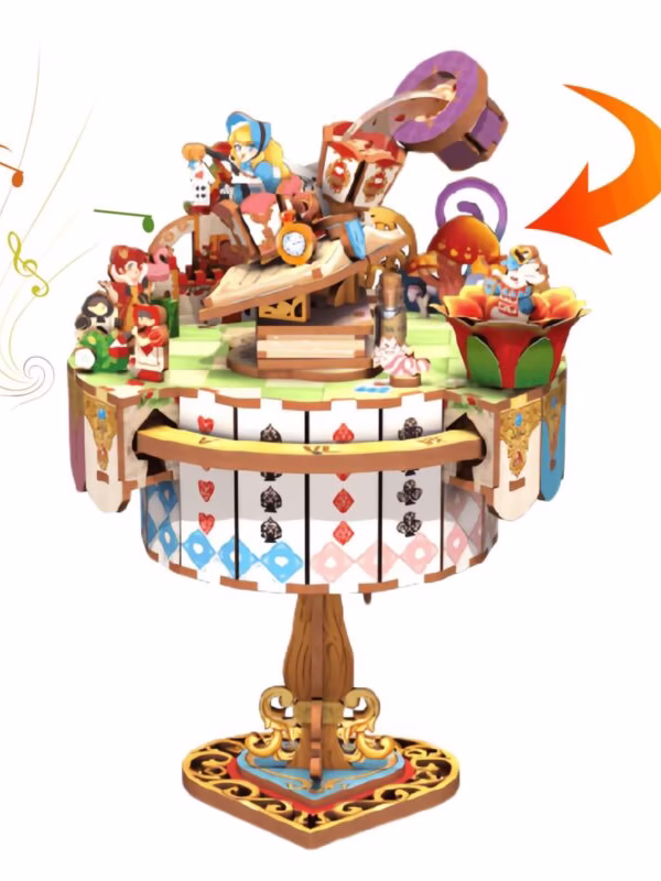 10024_副本11 Alice in Wonderland DIY Music Box Kit