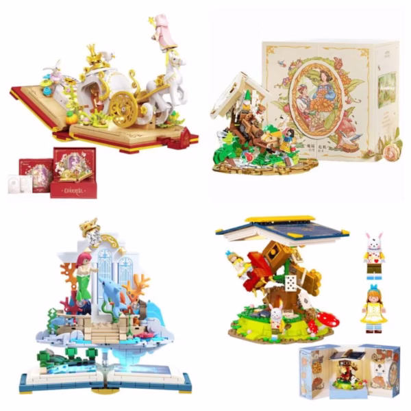 Fairy Tale 3D Book Building Blocks