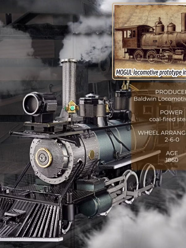 Mogul Locomotive Model Kit