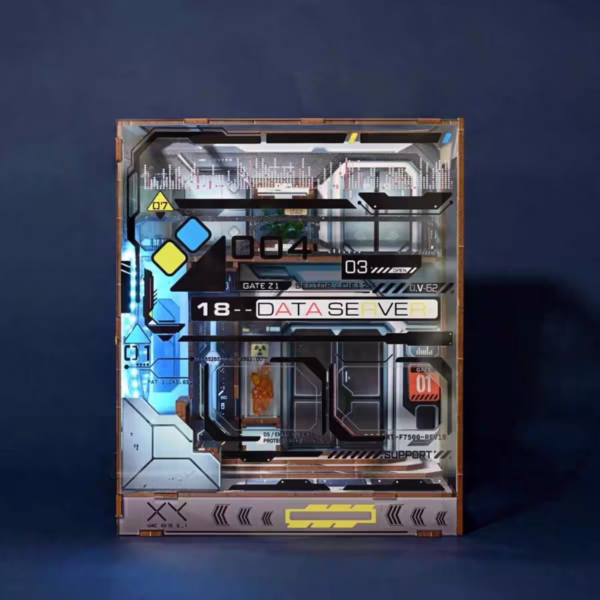 Cyberpunk Alien Hub DIY Book Nook Kit