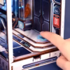 Cyberpunk Alien Hub DIY Book Nook Kit