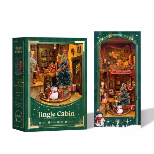 Christmas Jingo Cabin DIY Book Nook Kit