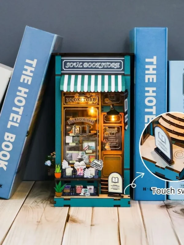 Soul Bookstore Café Wide DIY Book Nook Kit