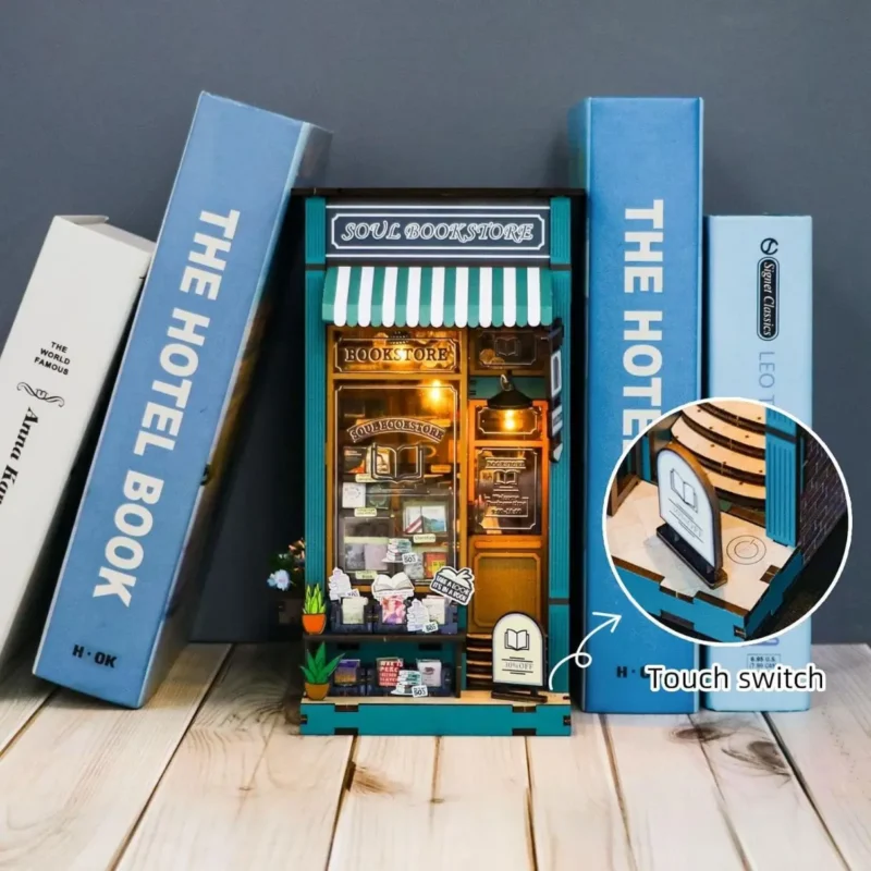 Soul Bookstore Café Wide DIY Book Nook Kit