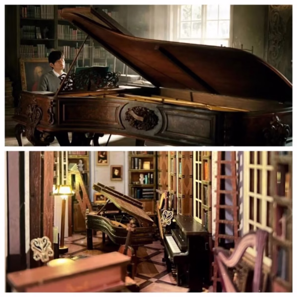 Secret Piano Room DIY Book Nook Kit