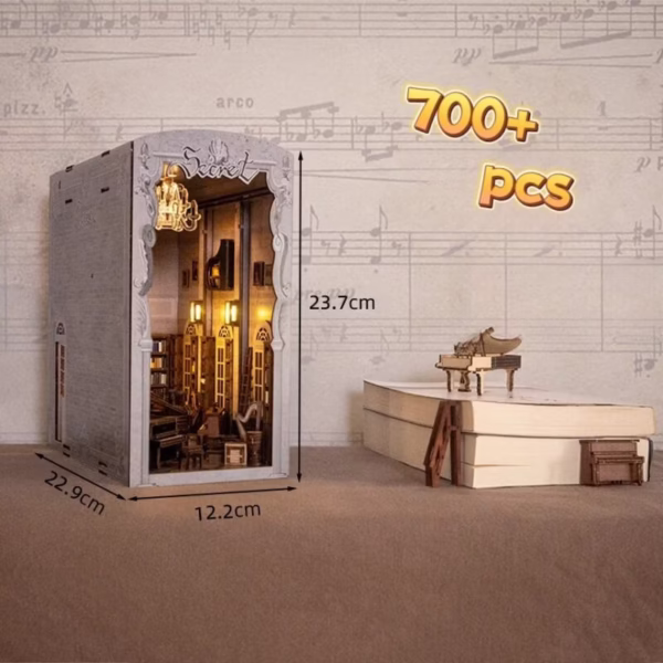 Secret Piano Room DIY Book Nook Kit