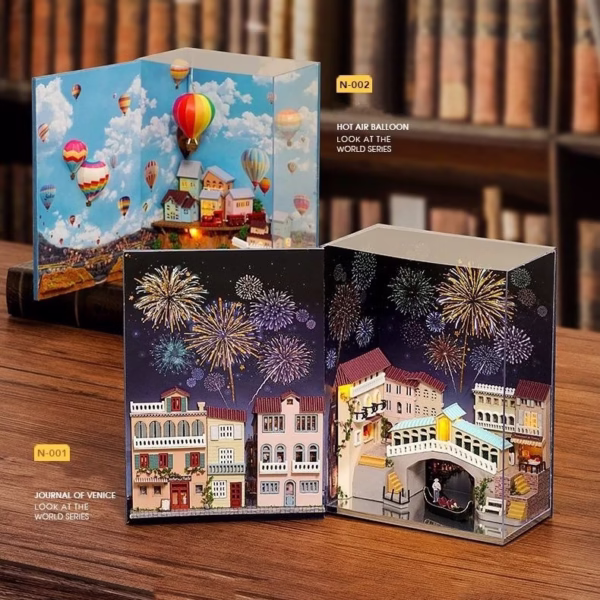 The World Mini DIY Book Nook Kit