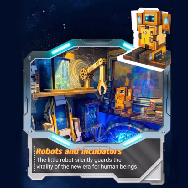 Planetary Era DIY Book Nook Kit