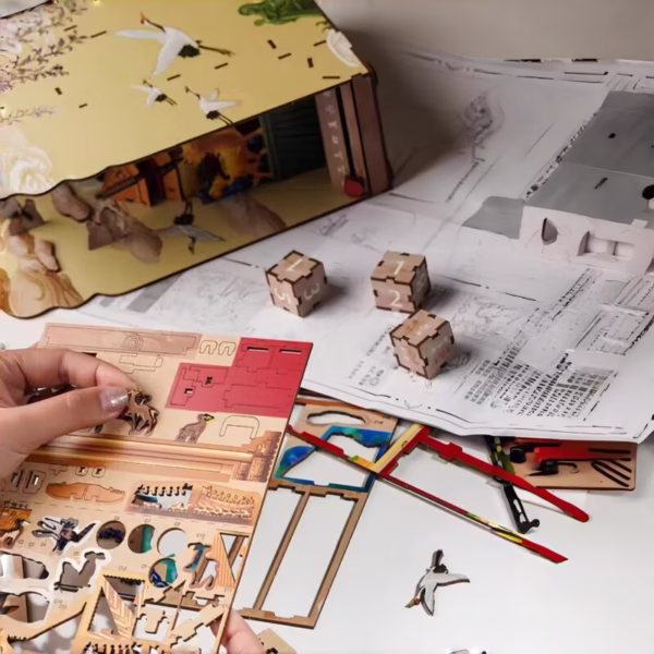 Kirin in the Forbidden City DIY Book Nook Kit