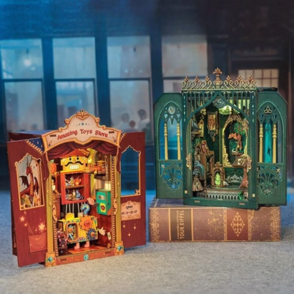 Mini Magic House Miniature Doll House DIY Book Nook Kit