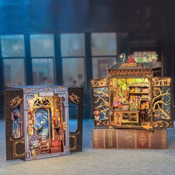 Mini Magic House Miniature Doll House DIY Book Nook Kit