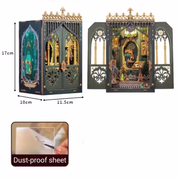 Mini Magic House Miniature Doll House DIY Book Nook Kit